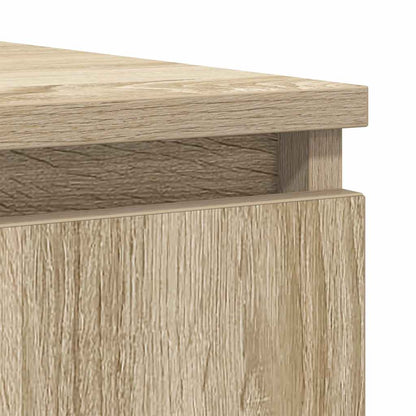 Sideboard mit Schubladen Sonoma-Eiche 100,5x35x76 cm