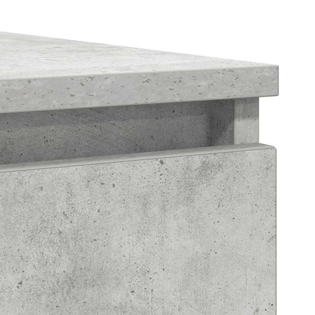 Sideboard mit Schubladen Betongrau 100,5x35x76 cm Holzwerkstoff