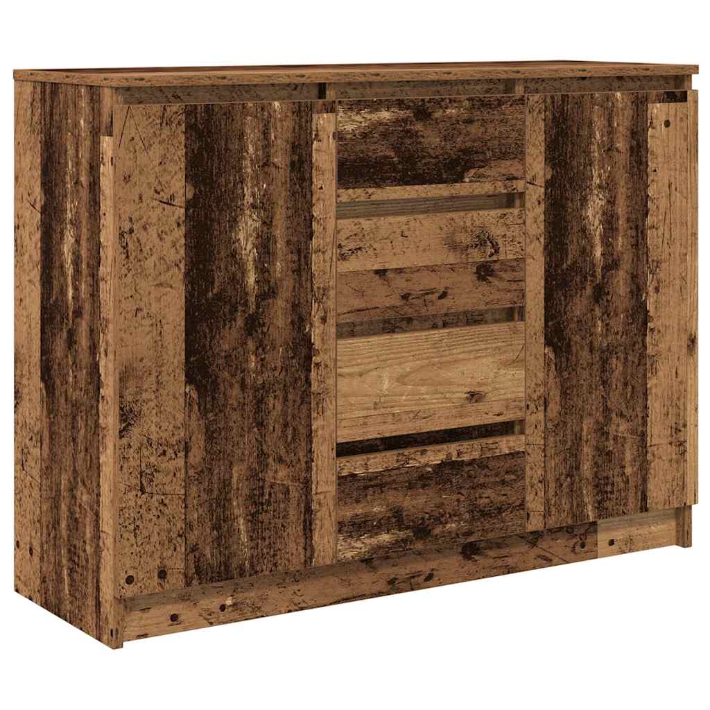 Sideboard mit Schubladen Altholz-Optik 100,5x35x76 cm