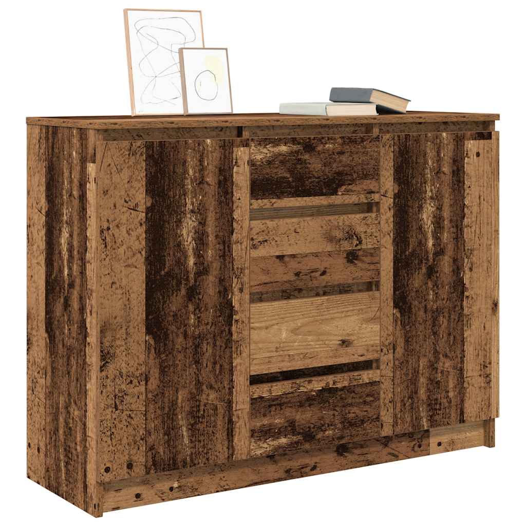 Sideboard mit Schubladen Altholz-Optik 100,5x35x76 cm