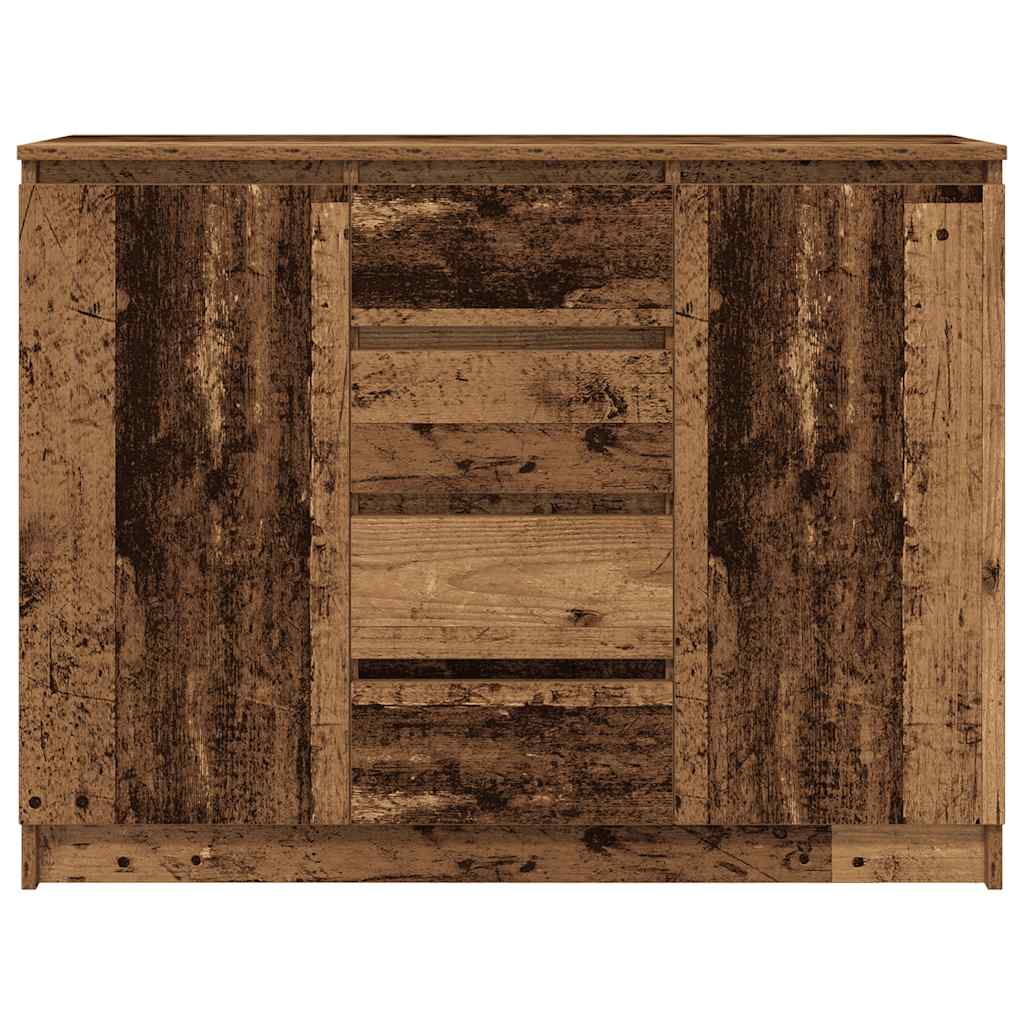 Sideboard mit Schubladen Altholz-Optik 100,5x35x76 cm