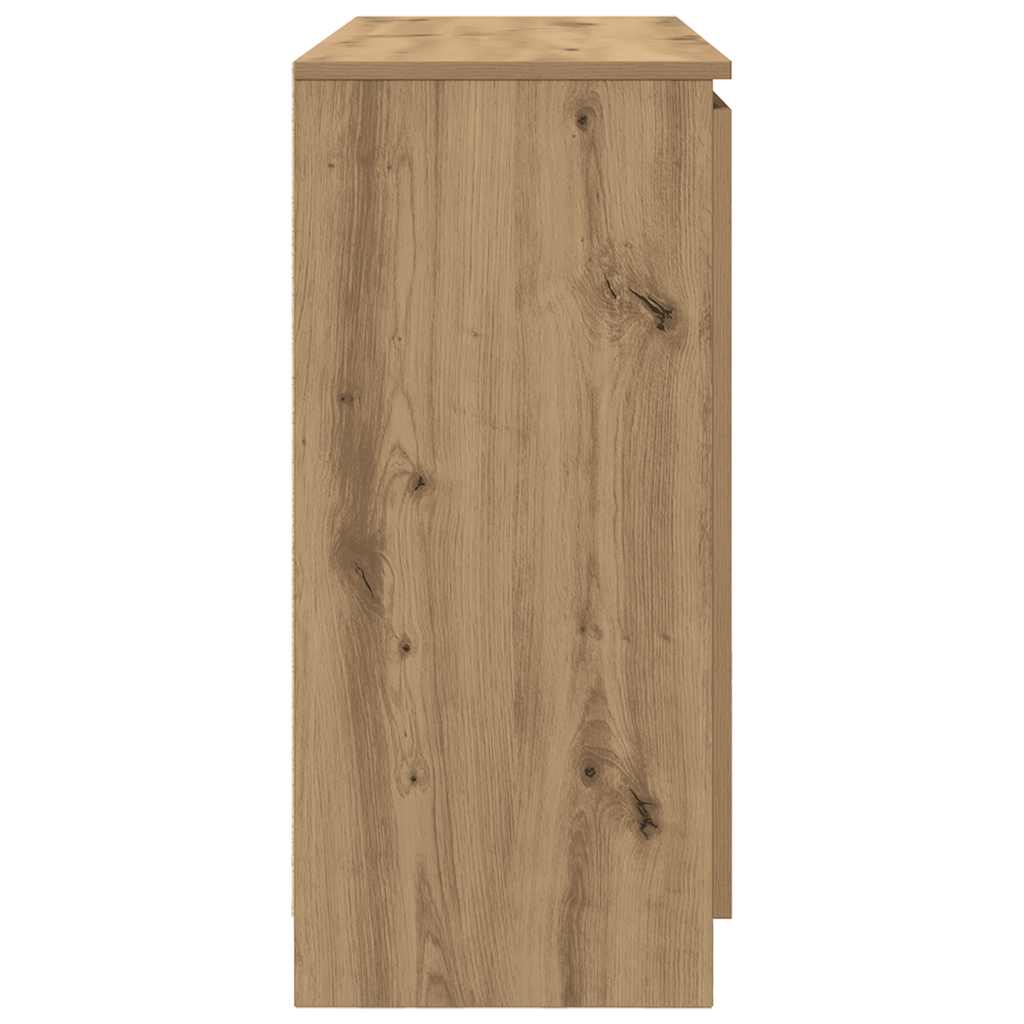 Sideboard mit Schubladen Artisan-Eiche 100,5x35x76 cm