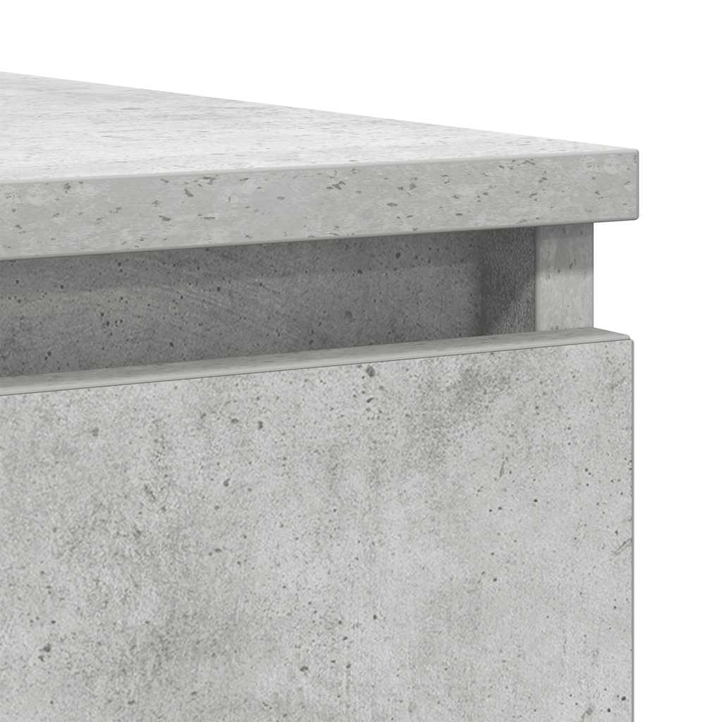 Sideboard mit Schubladen Betongrau 100,5x35x98,5 cm