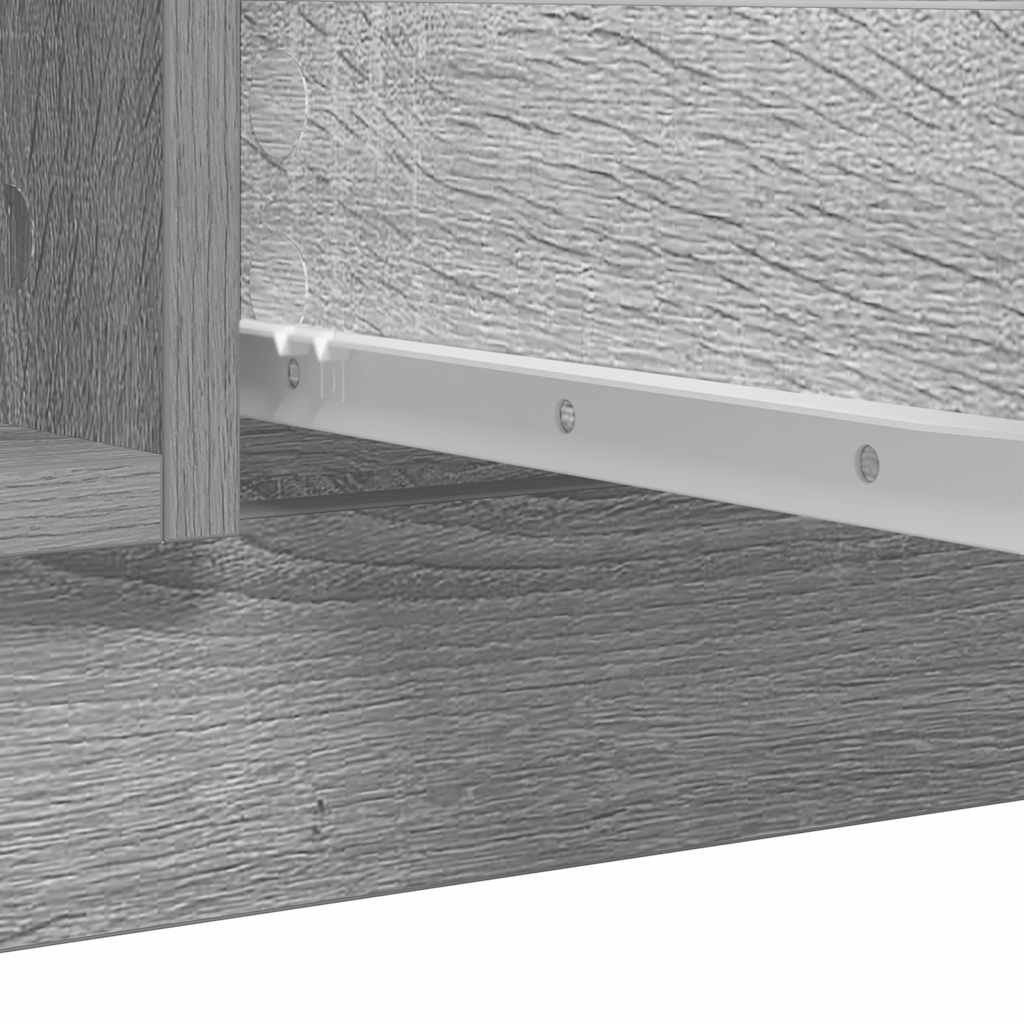 Sideboard mit Schubladen Grau Sonoma 100,5x35x98,5 cm