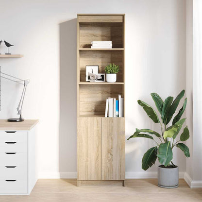 Highboard Sonoma-Eiche 50x35x180 cm Holzwerkstoff