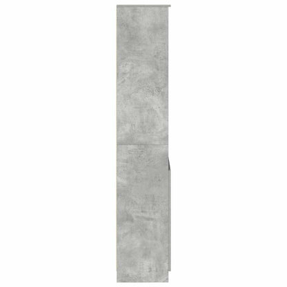 Highboard Betongrau 70x35x180 cm Holzwerkstoff