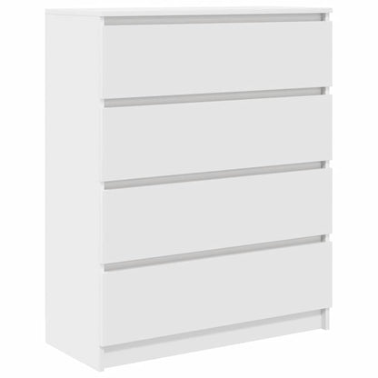 Sideboard Weiß 80x35x99 cm Holzwerkstoff