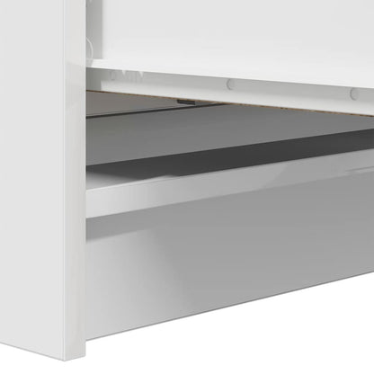 Sideboard Weiß 80x35x99 cm Holzwerkstoff