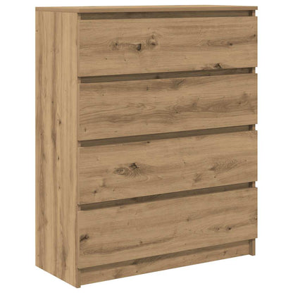 Sideboard Artisan-Eiche 80x35x99 cm Holzwerkstoff