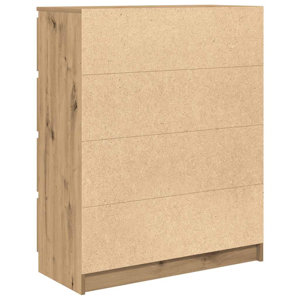 Sideboard Artisan-Eiche 80x35x99 cm Holzwerkstoff