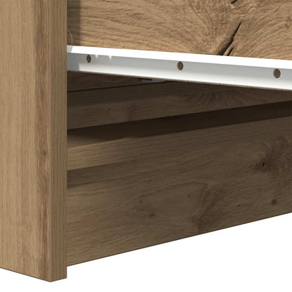 Sideboard Artisan-Eiche 80x35x99 cm Holzwerkstoff