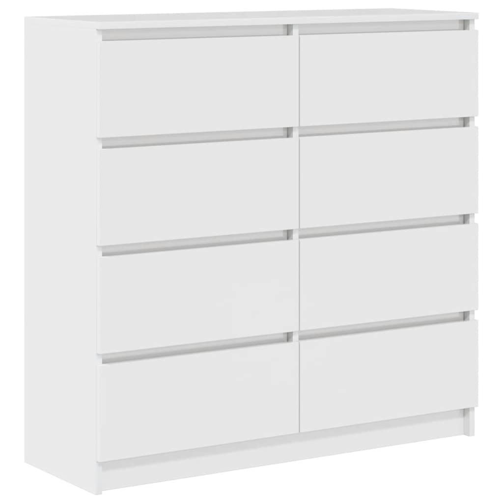 Sideboard Weiß 100x35x99 cm Holzwerkstoff