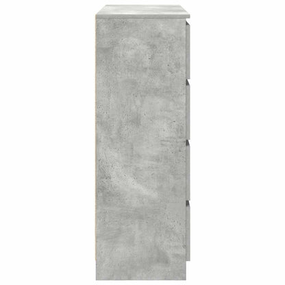 Sideboard Betongrau 100x35x99 cm Holzwerkstoff