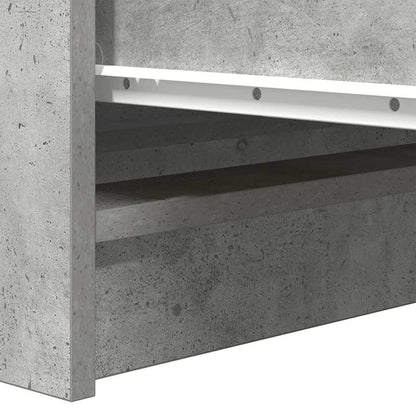Sideboard Betongrau 100x35x99 cm Holzwerkstoff