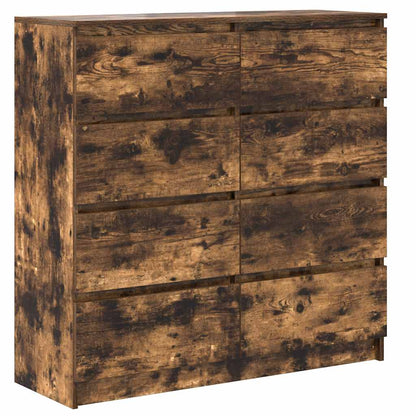 Sideboard Räuchereiche 100x35x99 cm Holzwerkstoff