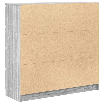 Sideboard Grau Sonoma 100x35x99 cm Holzwerkstoff