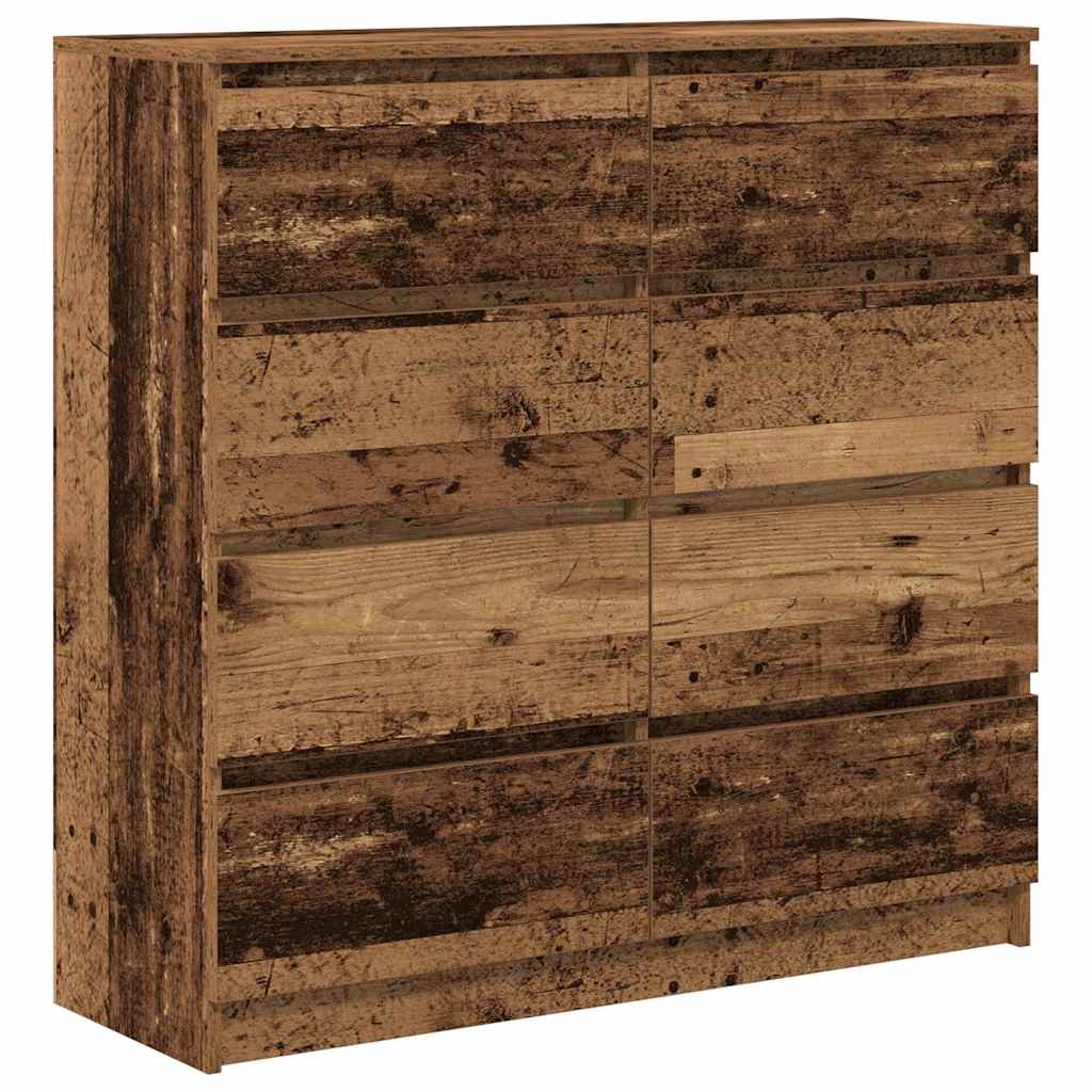 Sideboard Altholz-Optik 100x35x99 cm Holzwerkstoff