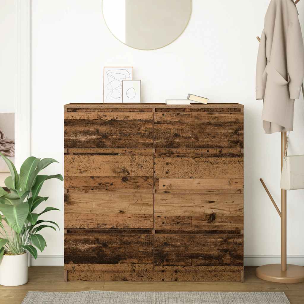 Sideboard Altholz-Optik 100x35x99 cm Holzwerkstoff