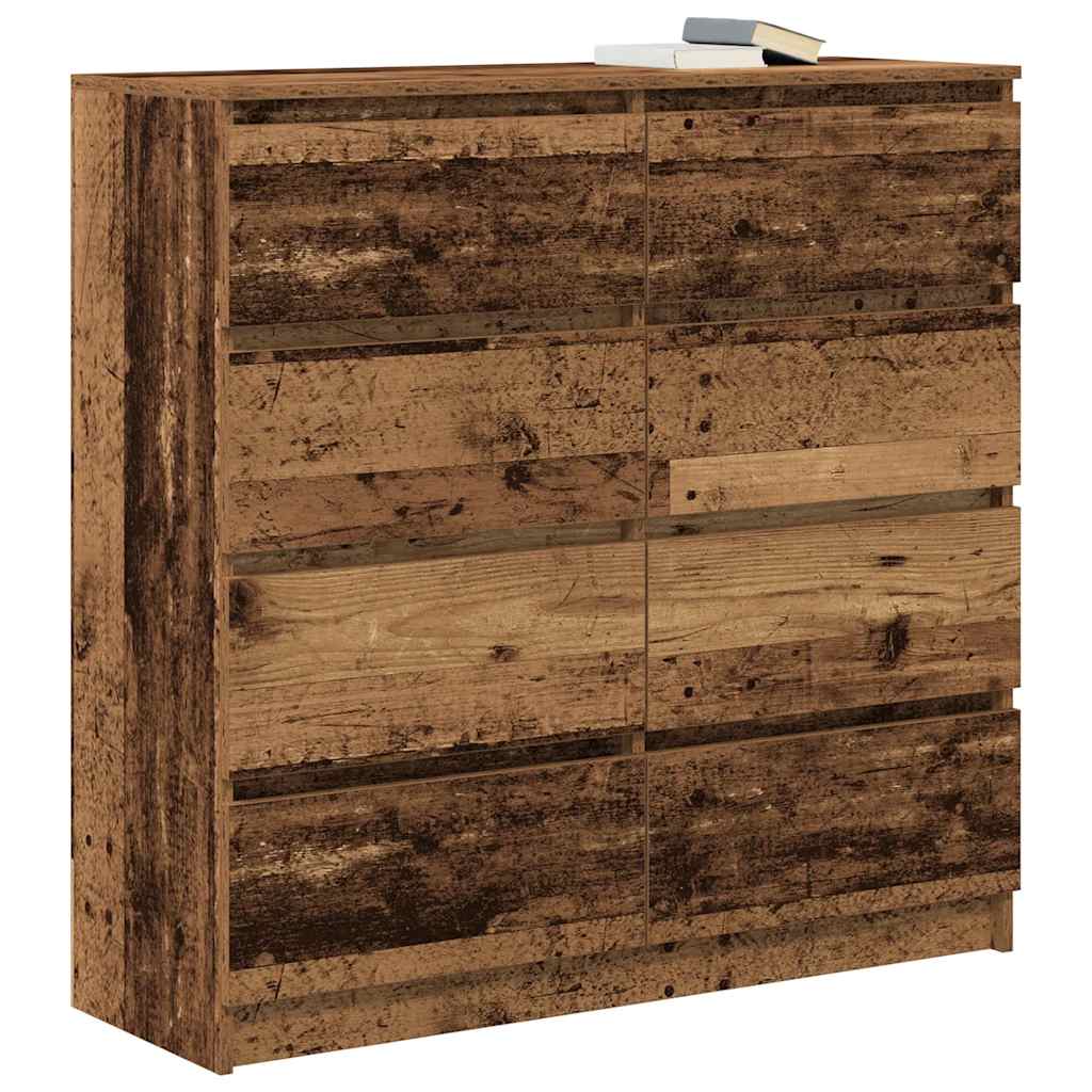 Sideboard Altholz-Optik 100x35x99 cm Holzwerkstoff