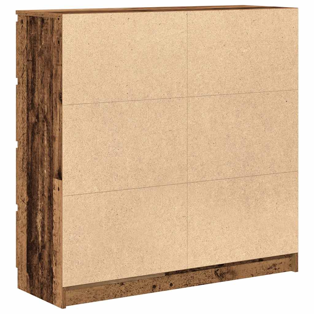 Sideboard Altholz-Optik 100x35x99 cm Holzwerkstoff