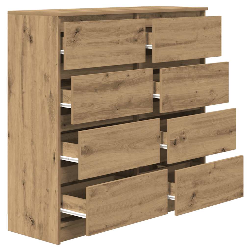 Sideboard Artisan-Eiche 100x35x99 cm Holzwerkstoff