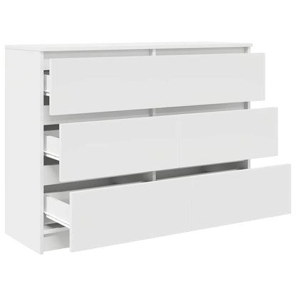 Sideboard Weiß 100x35x76 cm Holzwerkstoff