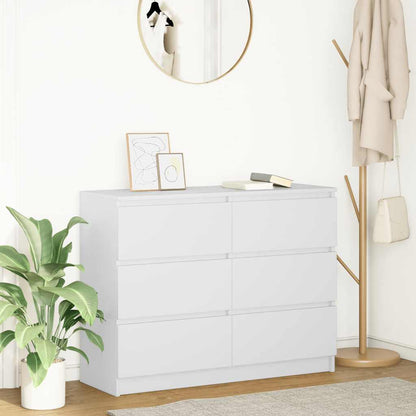 Sideboard Weiß 100x35x76 cm Holzwerkstoff