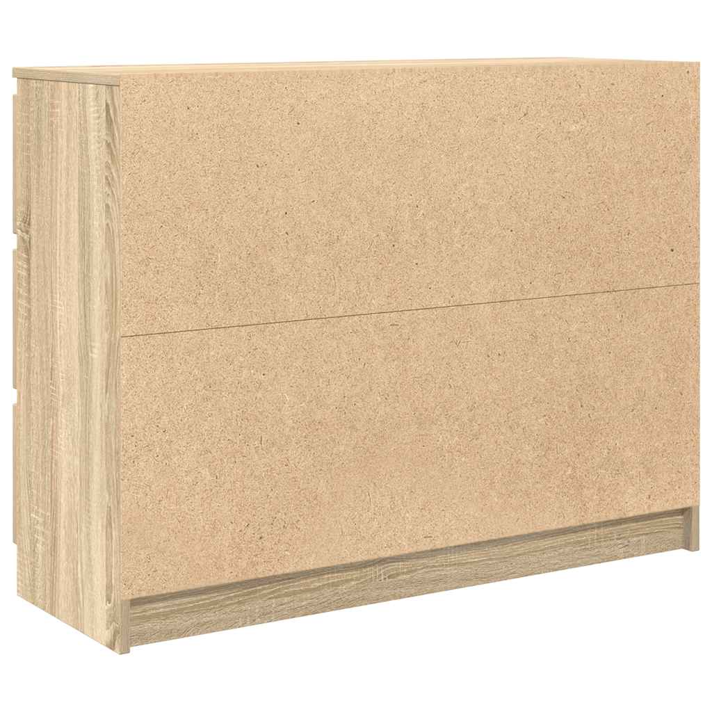 Sideboard Sonoma-Eiche 100x35x76 cm Holzwerkstoff