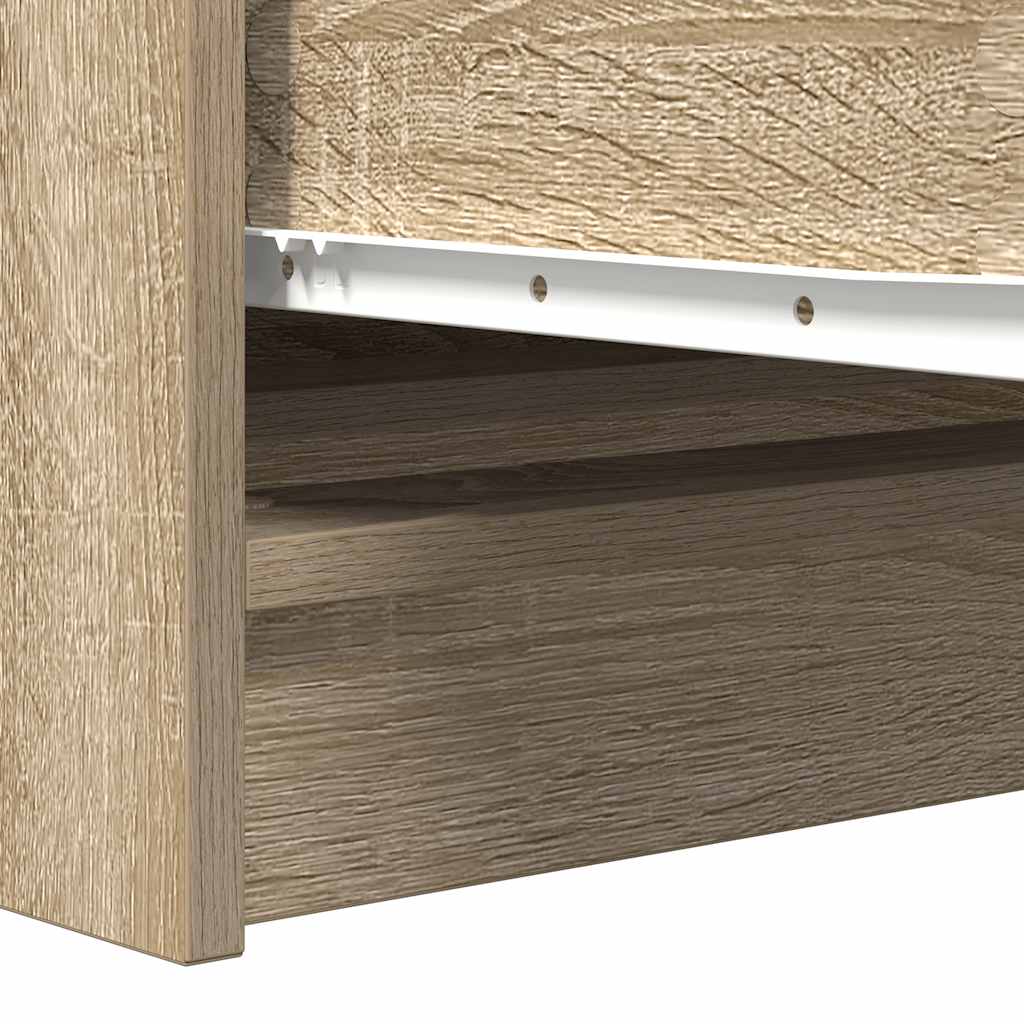 Sideboard Sonoma-Eiche 100x35x76 cm Holzwerkstoff