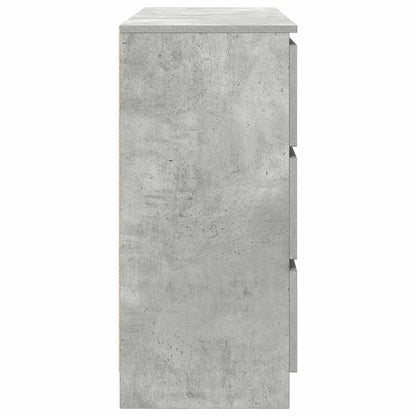 Sideboard Betongrau 100x35x76 cm Holzwerkstoff