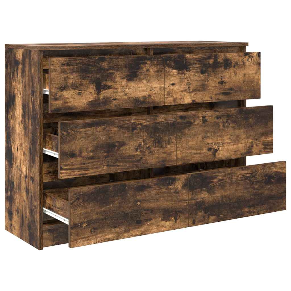 Sideboard Räuchereiche 100x35x76 cm Holzwerkstoff