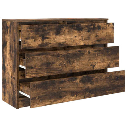Sideboard Räuchereiche 100x35x76 cm Holzwerkstoff