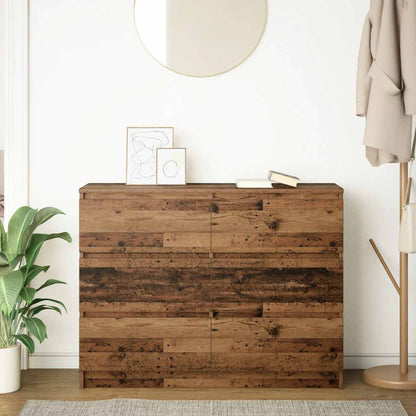 Sideboard Altholz-Optik 100x35x76 cm Holzwerkstoff