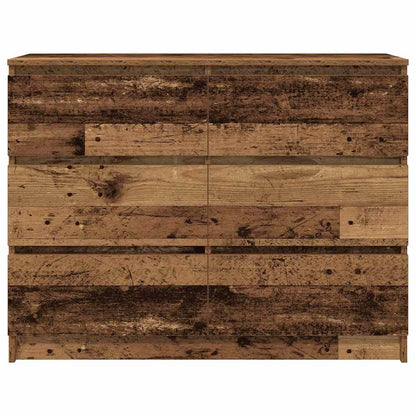 Sideboard Altholz-Optik 100x35x76 cm Holzwerkstoff