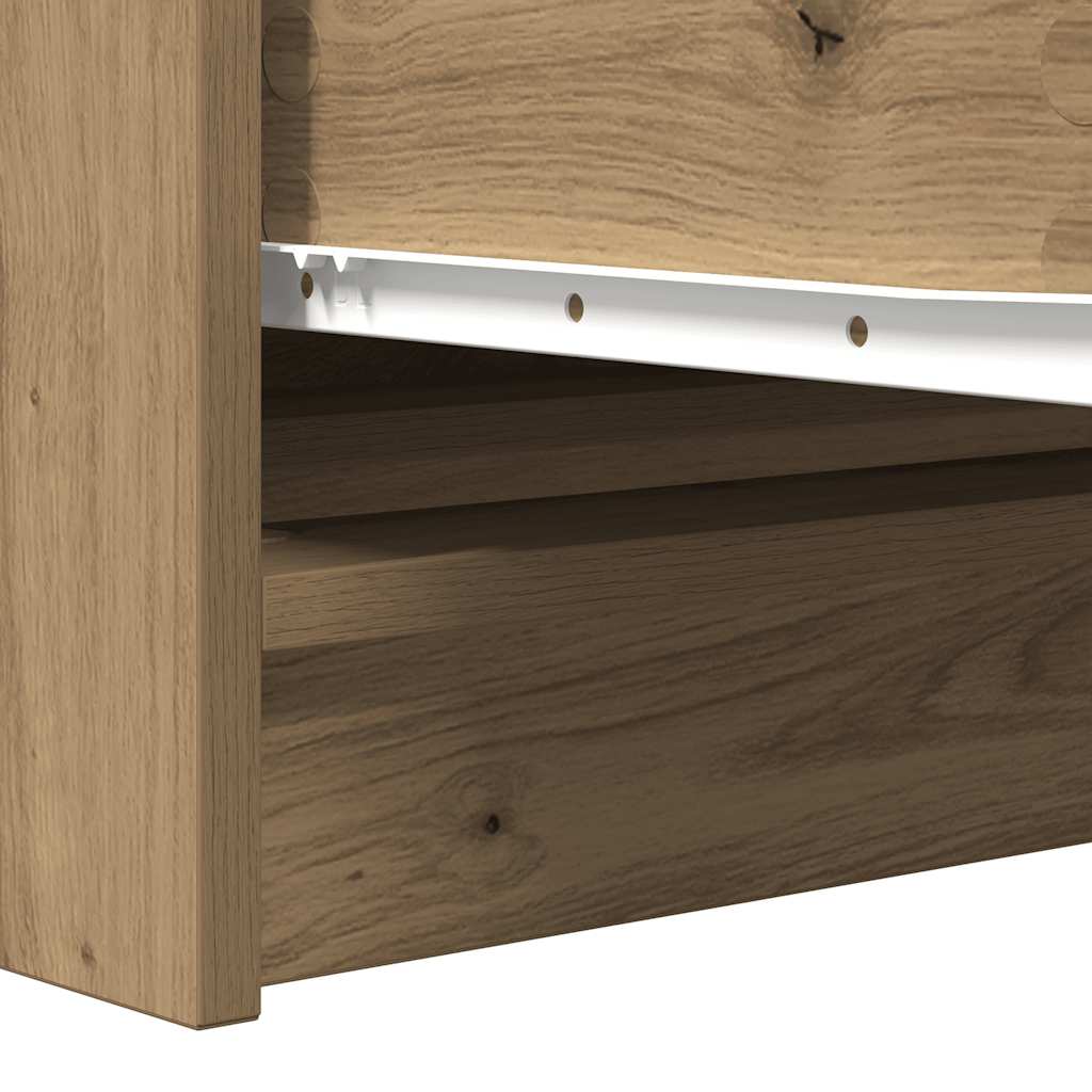 Sideboard Artisan-Eiche 100x35x76 cm Holzwerkstoff