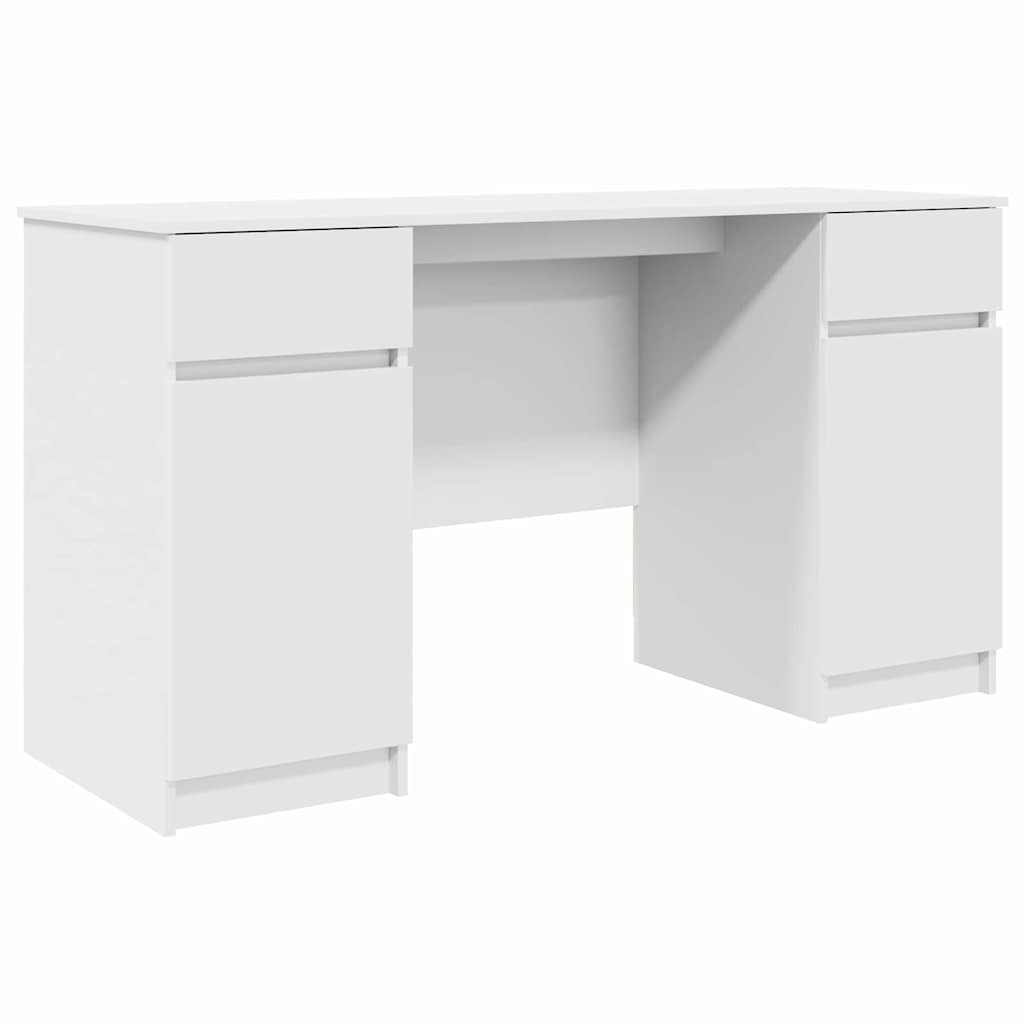 Schreibtisch Weiß Holzwerkstoff 140 x 49 x 76 cm