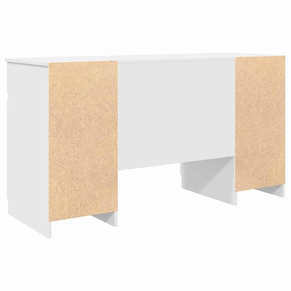 Schreibtisch Weiß Holzwerkstoff 140 x 49 x 76 cm