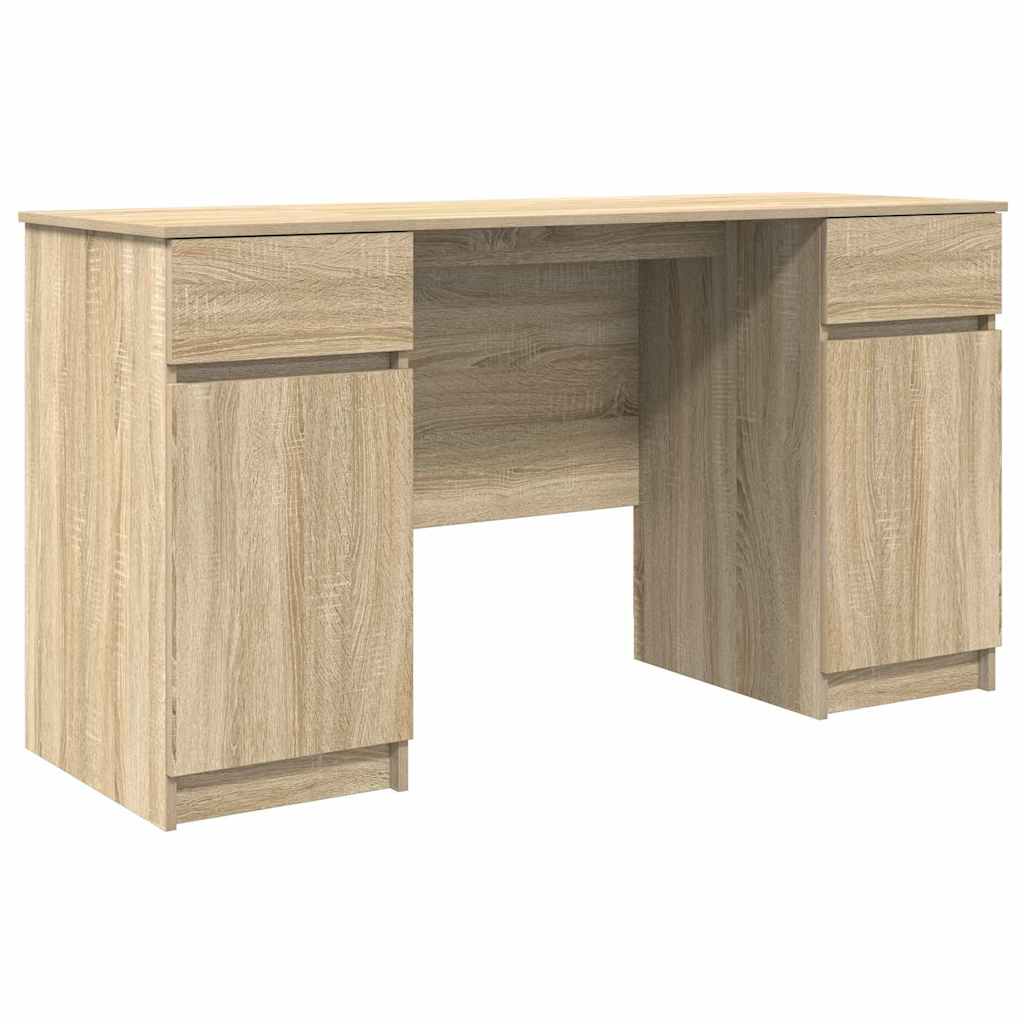 Schreibtisch Sonoma-Eiche 140 x 49 x 76 cm Holzwerkstoff