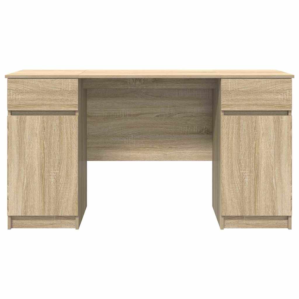 Schreibtisch Sonoma-Eiche 140 x 49 x 76 cm Holzwerkstoff