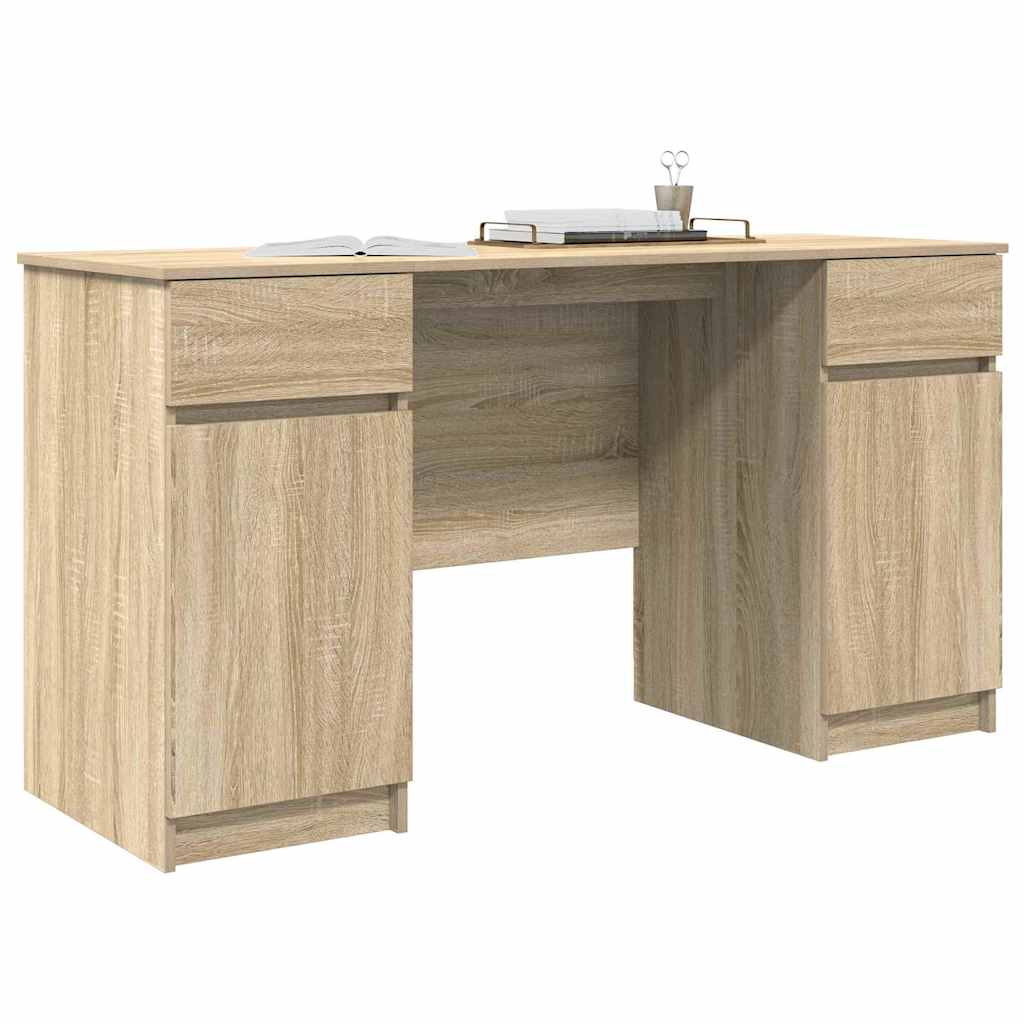 Schreibtisch Sonoma-Eiche 140 x 49 x 76 cm Holzwerkstoff