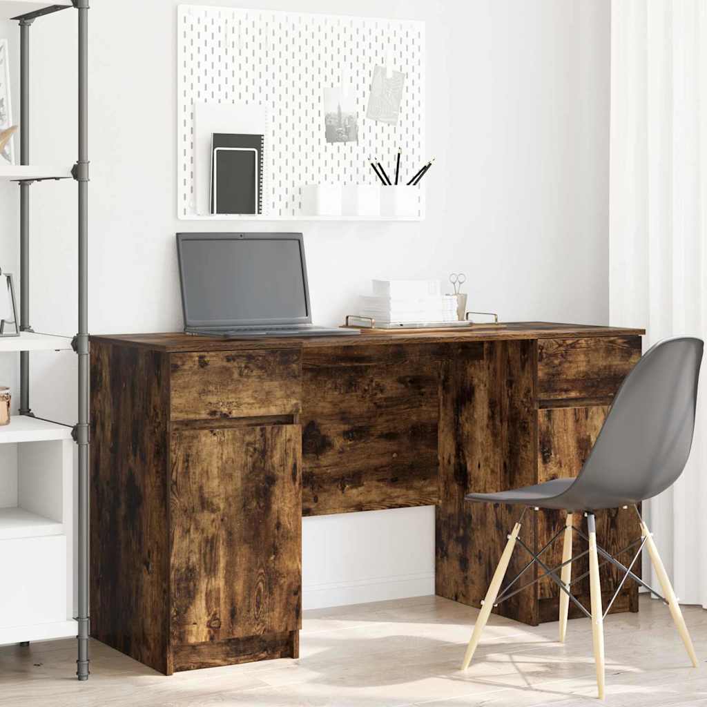 Schreibtisch Räuchereiche Holzwerkstoff 140 x 49 x 76 cm