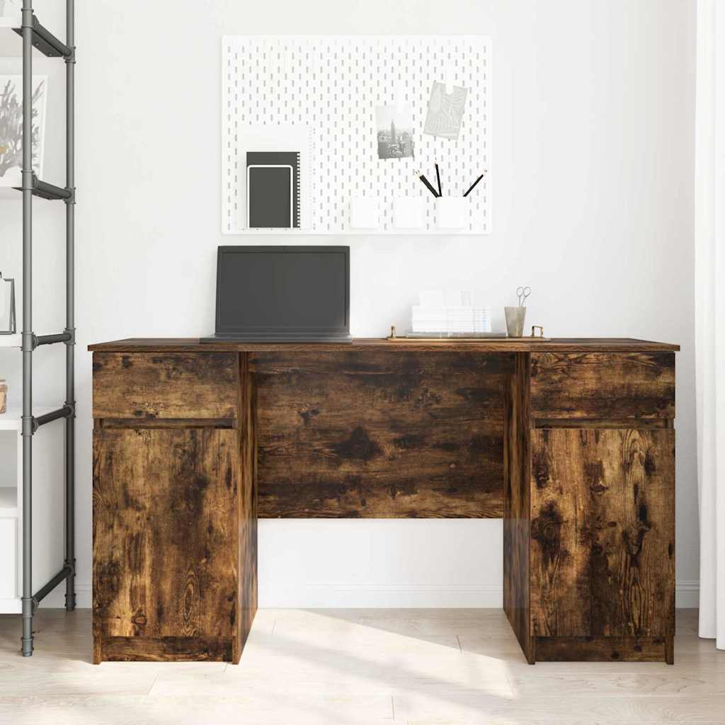 Schreibtisch Räuchereiche Holzwerkstoff 140 x 49 x 76 cm