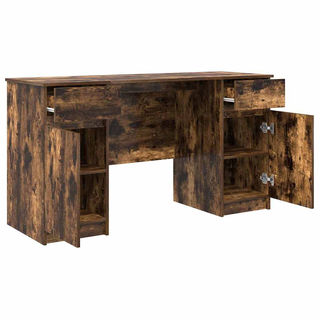 Schreibtisch Räuchereiche Holzwerkstoff 140 x 49 x 76 cm