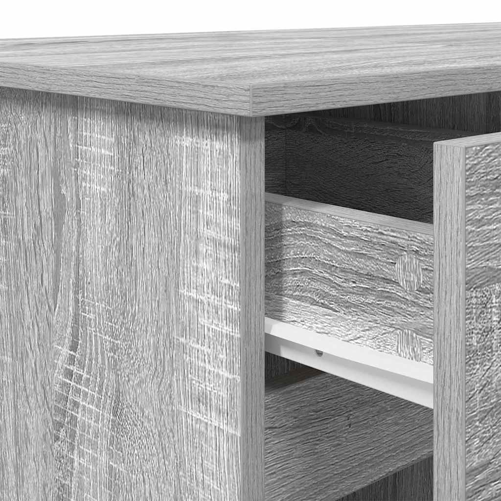 Schreibtisch Grau Sonoma Holzwerkstoff 140 x 49 x 76 cm