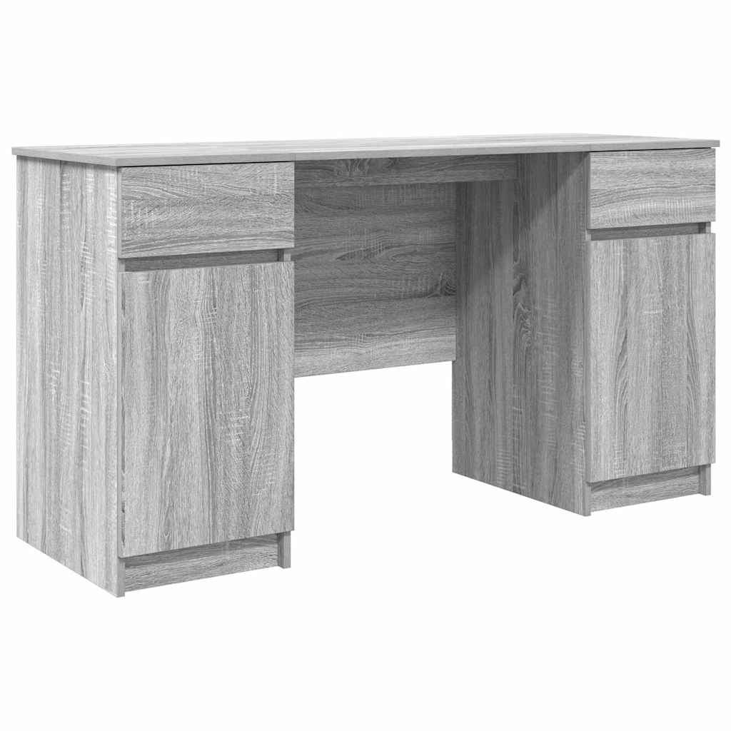 Schreibtisch Grau Sonoma Holzwerkstoff 140 x 49 x 76 cm