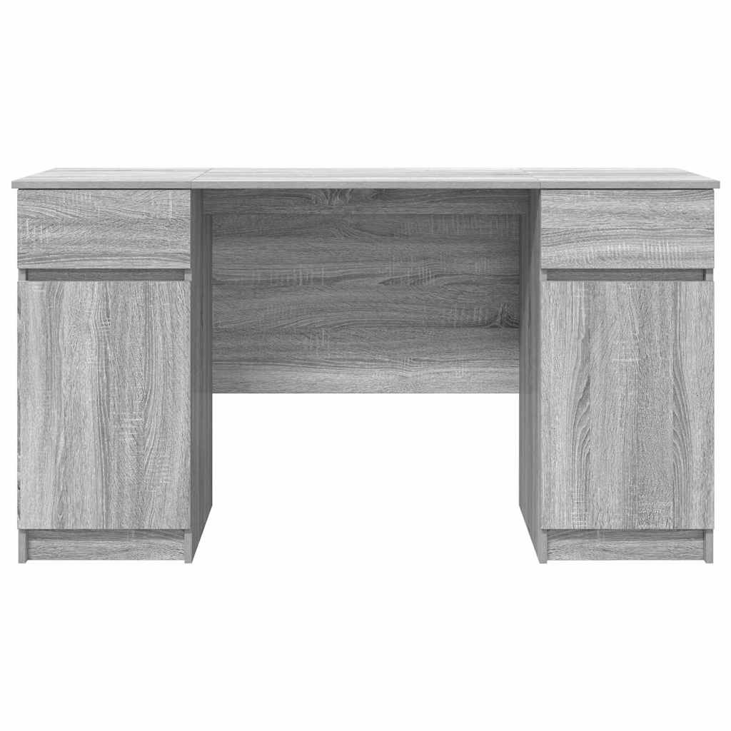Schreibtisch Grau Sonoma Holzwerkstoff 140 x 49 x 76 cm