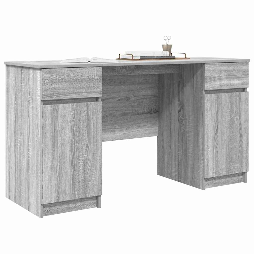 Schreibtisch Grau Sonoma Holzwerkstoff 140 x 49 x 76 cm