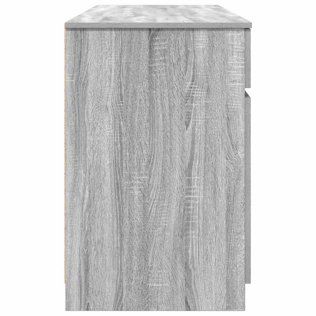 Schreibtisch Grau Sonoma Holzwerkstoff 140 x 49 x 76 cm