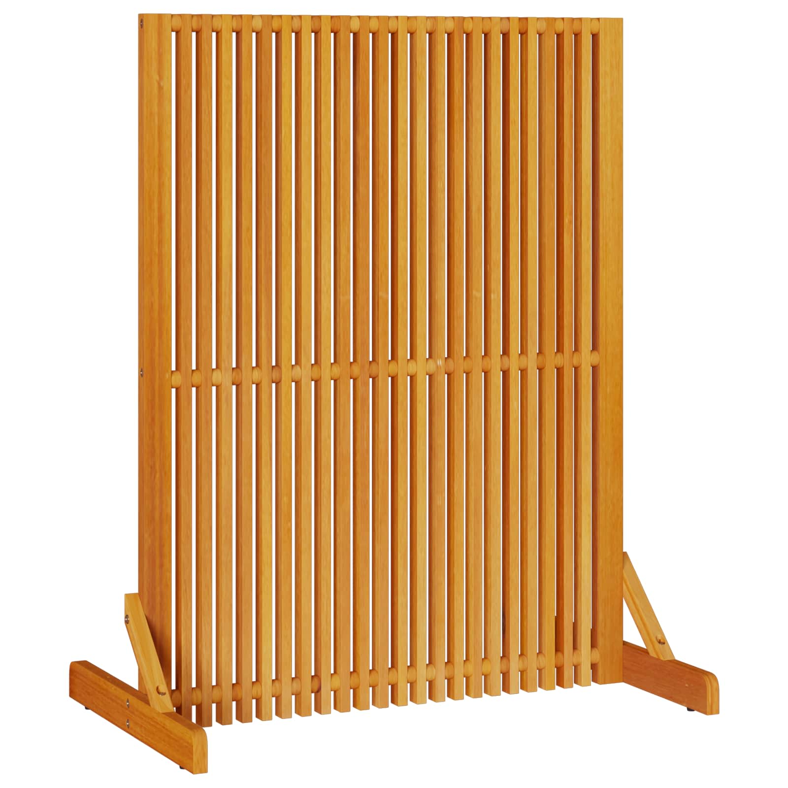 Sichtschutz Braun 79,5 x 50 x 110 cm Massivholz Akazie