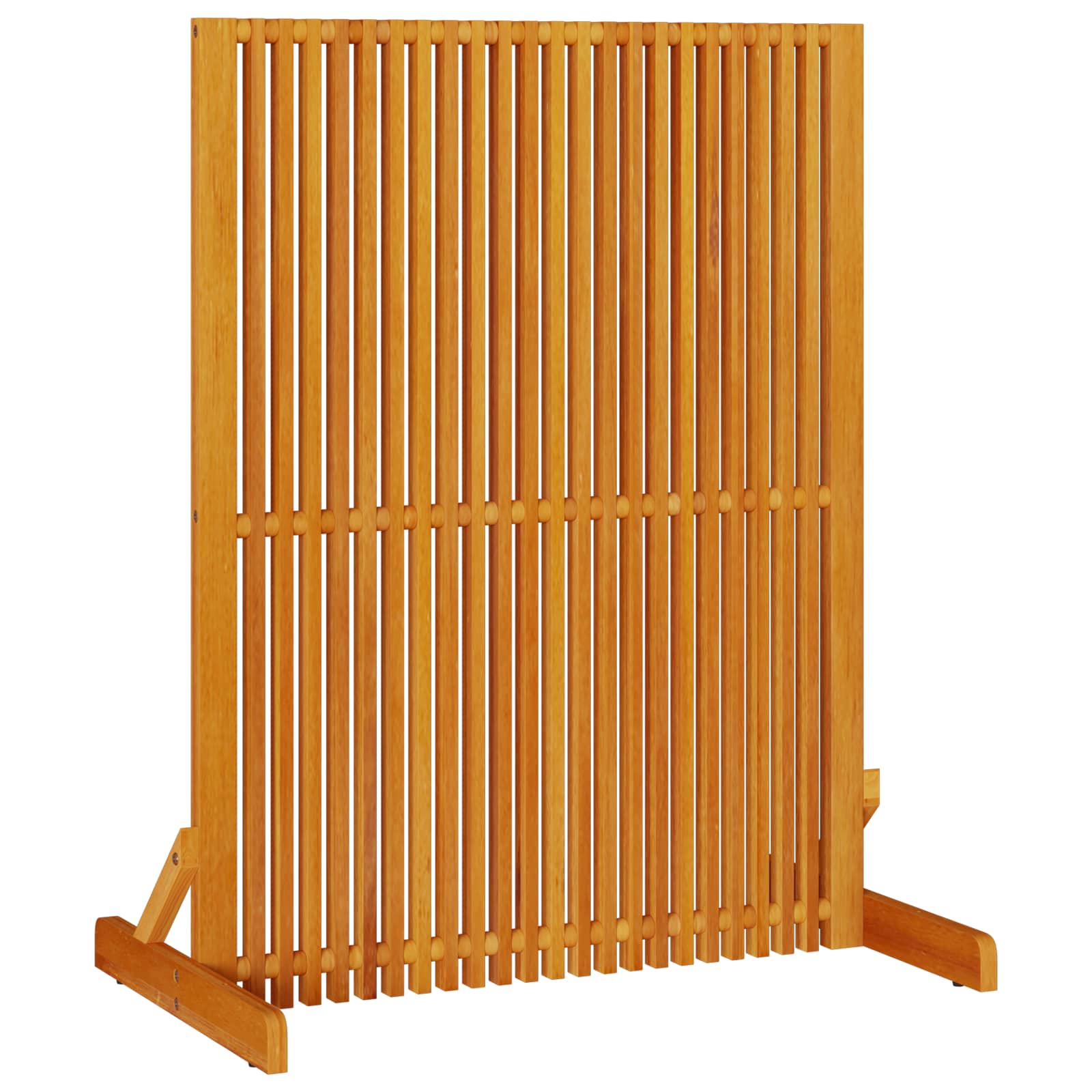 Sichtschutz Braun 79,5 x 50 x 110 cm Massivholz Akazie